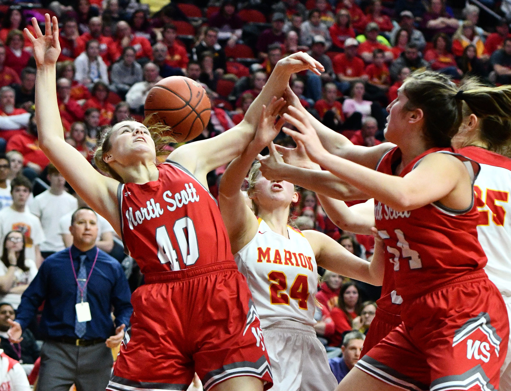 North Scott vs Marion girls state basketball